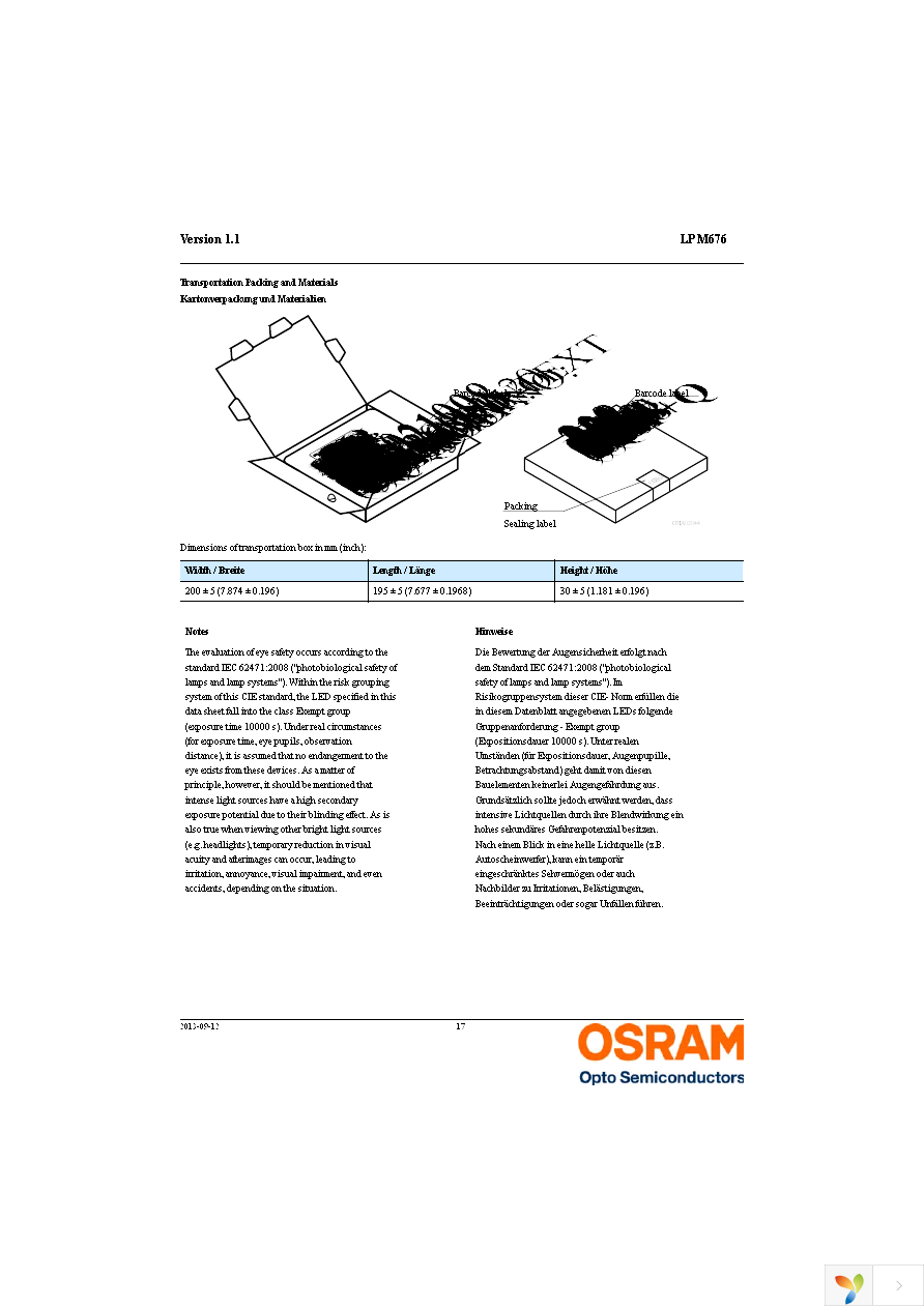 LP M676-L1M2-25-Z Page 17